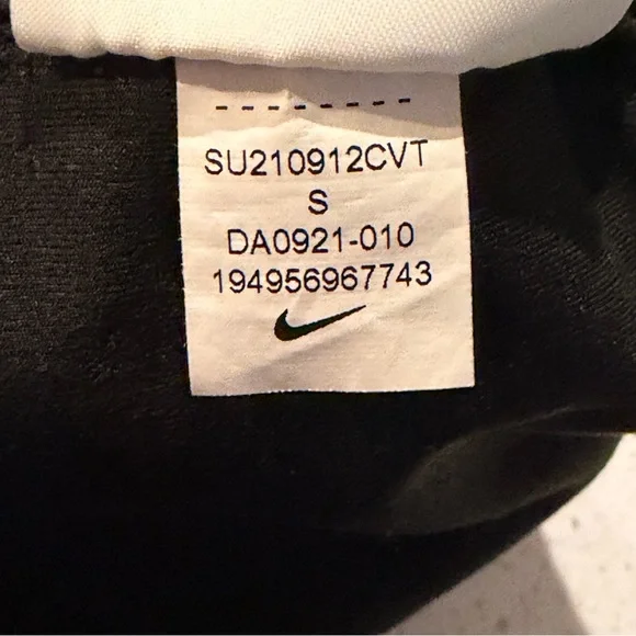 Nike Dri-Fit Longline Crop Sports Bra Black Colorblock Mesh Inset Size S Active - Picture 6 of 7